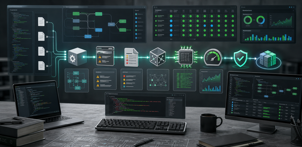 Technical migration flow for GCC 16 with CI, diagnostics, SARIF and build validation